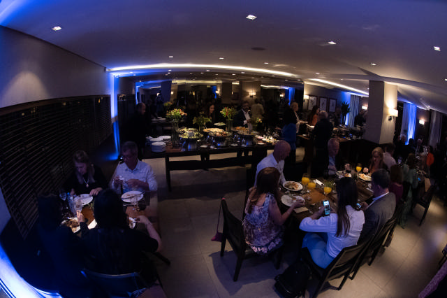 Após a ampla programação, os convidados confraternizaram com um saboroso jantar regado aos vinhos e sucos da Vitivinícola Jolimont, no restaurante do charmoso hotel boutique Faial Prime Suítes