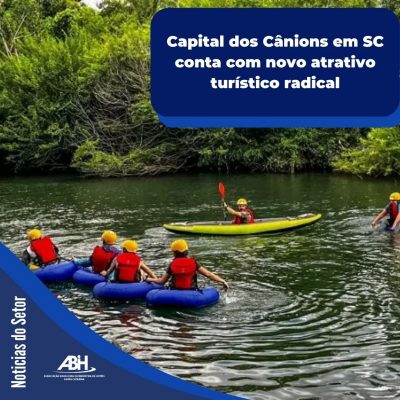 Capital dos Cânions em SC conta com novo atrativo turístico radical