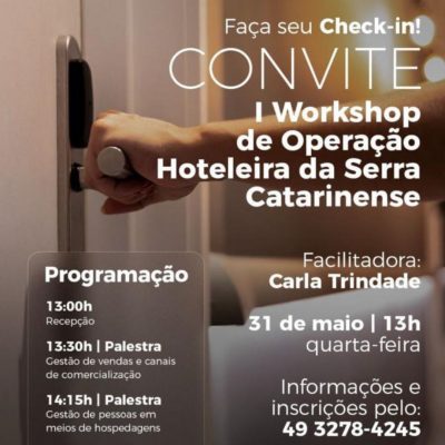 1º Workshop de Operação Hoteleira da Serra Catarinense