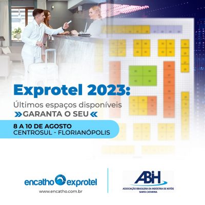 Exprotel 2023 últimos espaços disponíveis