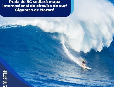 Praia de SC sediará etapa internacional do circuito de surf Gigantes de Nazaré