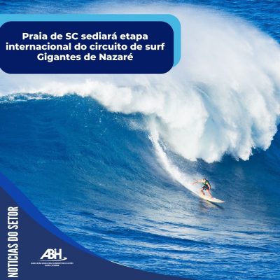 Praia de SC sediará etapa internacional do circuito de surf Gigantes de Nazaré