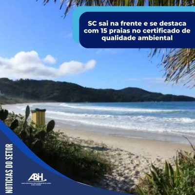 SC sai na frente e se destaca com 15 praias no certificado de qualidade ambiental