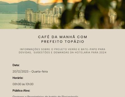 café com prefeito topázio no LK