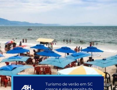Turismo de verão em SC cresce e eleva receita do setor em quase 20%