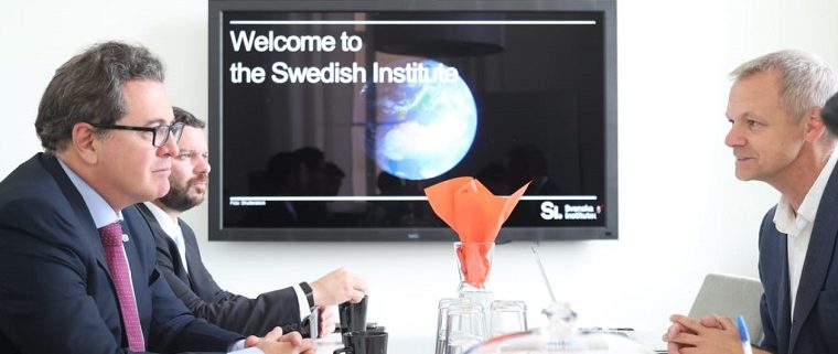 Nesta sexta-feira (24), ministro reuniu-se com representantes do Sweedish Institute, Visit Sweeden, Ministério de Indústria e Inovação da Suécia e operadores de viagens no país.